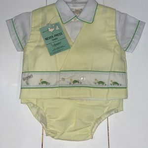 Vintage Baby Togs 12 Months Infant NEW Outfit